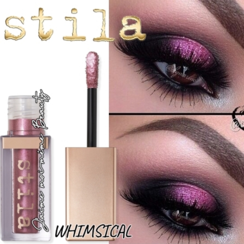 Stila Liquid Metallic Multichrome Eyeshadow Whimsical Purple Pink Fuscia Shift